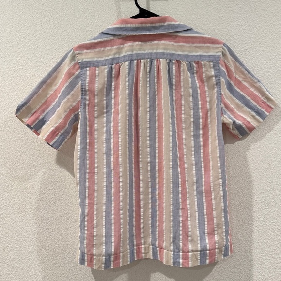 Vintage Diane Von Furstenberg Striped Retro Button
Front Collared Shirt Size 10 - Picture 10 of 15